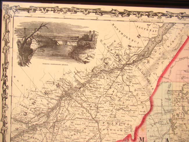 A beautiful Map of New England by Alvin Johnson published in 1862 — image 4